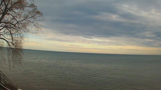 Weather camera view of Forest Lawn Beach.