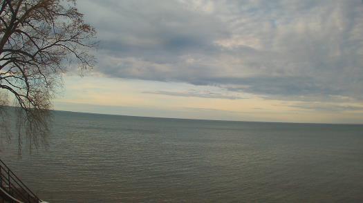 Weather camera view of Forest Lawn Beach.