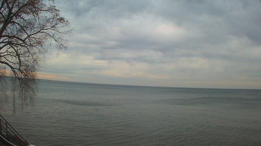 Weather camera view of Forest Lawn Beach.