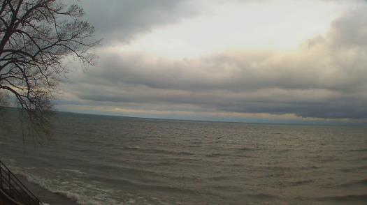 Weather camera view of Forest Lawn Beach.