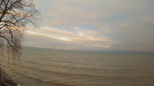 Weather camera view of Forest Lawn Beach.