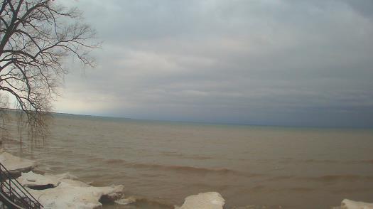 Weather camera view of Forest Lawn Beach.