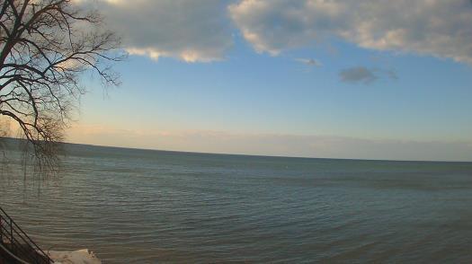 Weather camera view of Forest Lawn Beach.