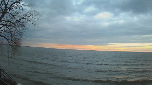 Weather camera view of Forest Lawn Beach.