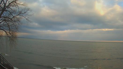 Weather camera view of Forest Lawn Beach.