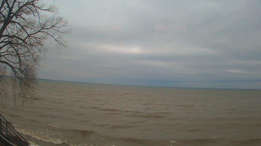 Weather camera view of Forest Lawn Beach.