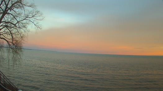 Weather camera view of Forest Lawn Beach.