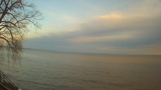 Weather camera view of Forest Lawn Beach.