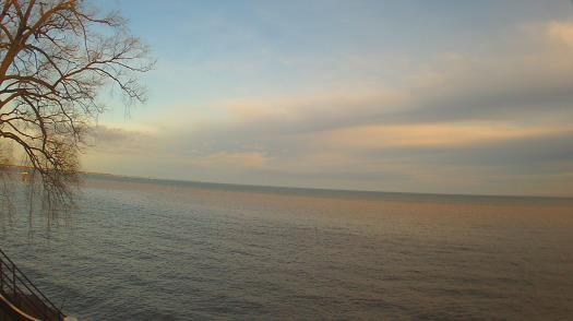 Weather camera view of Forest Lawn Beach.