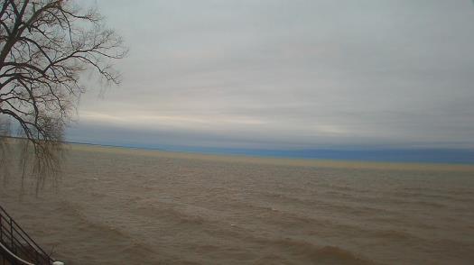 Weather camera view of Forest Lawn Beach.