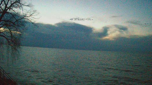 Weather camera view of Forest Lawn Beach.