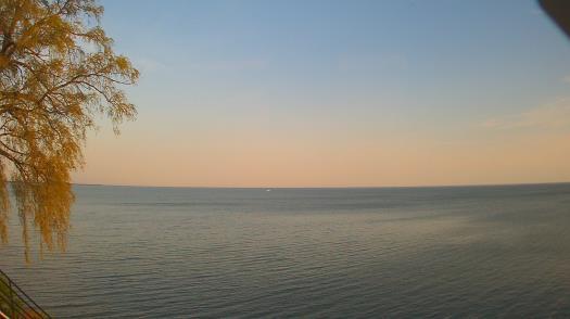 Weather camera view of Forest Lawn Beach.