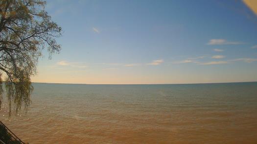 Weather camera view of Forest Lawn Beach.