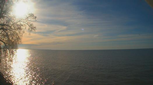 Weather camera view of Forest Lawn Beach.