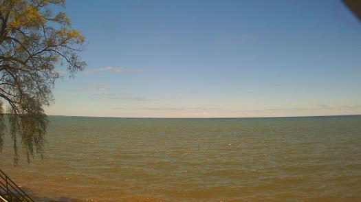 Weather camera view of Forest Lawn Beach.