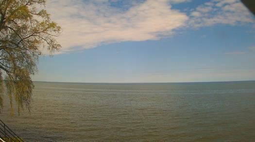 Weather camera view of Forest Lawn Beach.