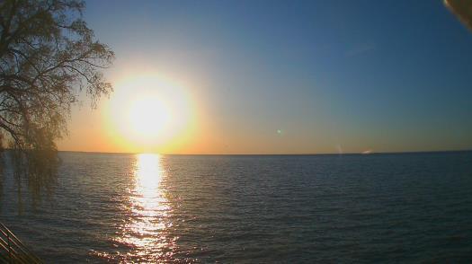 Weather camera view of Forest Lawn Beach.
