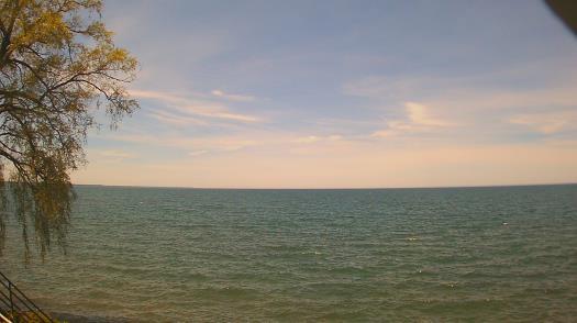 Weather camera view of Forest Lawn Beach.