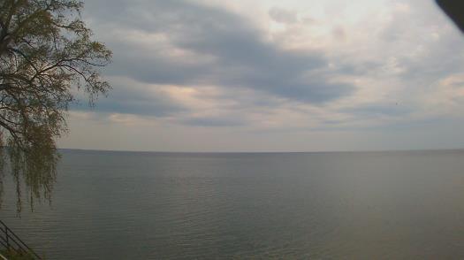 Weather camera view of Forest Lawn Beach.