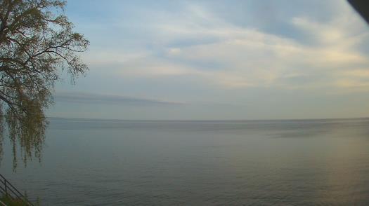 Weather camera view of Forest Lawn Beach.
