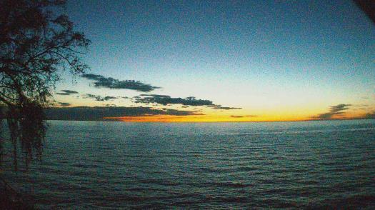 Weather camera view of Forest Lawn Beach.