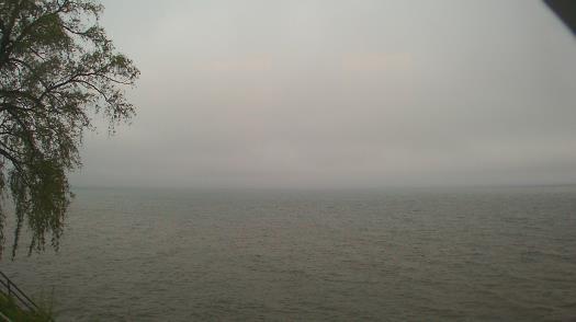 Weather camera view of Forest Lawn Beach.