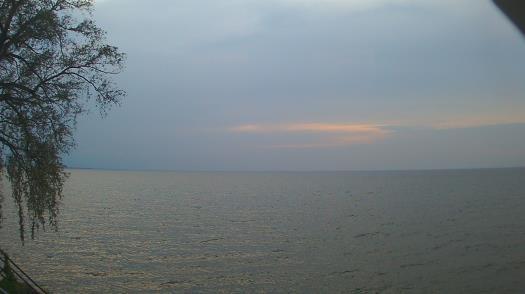 Weather camera view of Forest Lawn Beach.