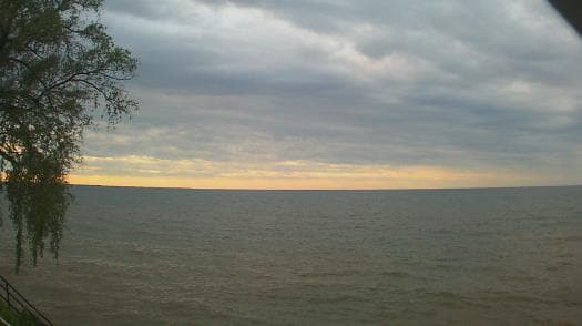 Weather camera view of Forest Lawn Beach.