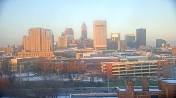 Weather camera view of WEWS-TV.