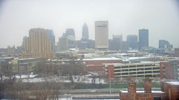 Weather camera view of WEWS-TV.