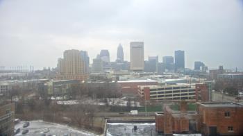 Weather camera view of WEWS-TV.
