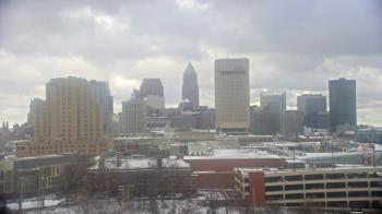 Weather camera view of WEWS-TV.