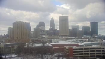 Weather camera view of WEWS-TV.