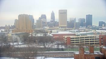 Weather camera view of WEWS-TV.