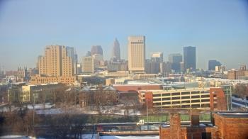 Weather camera view of WEWS-TV.