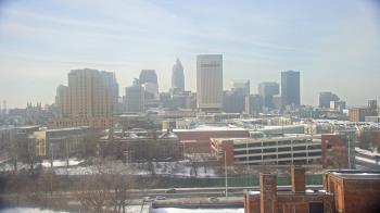 Weather camera view of WEWS-TV.