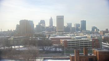 Weather camera view of WEWS-TV.