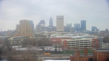 Weather camera view of WEWS-TV.