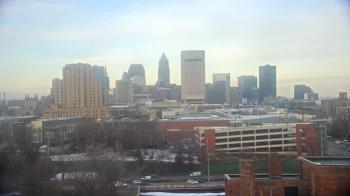 Weather camera view of WEWS-TV.