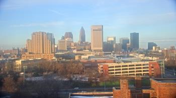 Weather camera view of WEWS-TV.