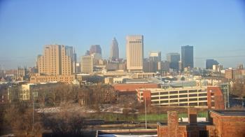 Weather camera view of WEWS-TV.