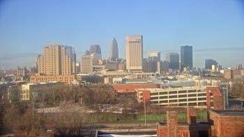 Weather camera view of WEWS-TV.