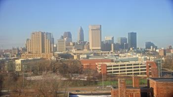 Weather camera view of WEWS-TV.