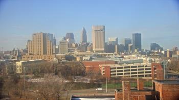 Weather camera view of WEWS-TV.