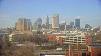 Weather camera view of WEWS-TV.