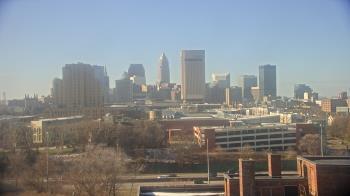 Weather camera view of WEWS-TV.