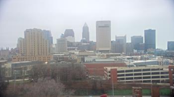 Weather camera view of WEWS-TV.