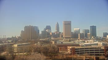 Weather camera view of WEWS-TV.