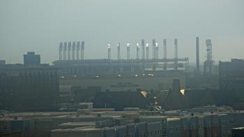 Weather camera view of WEWS-TV.