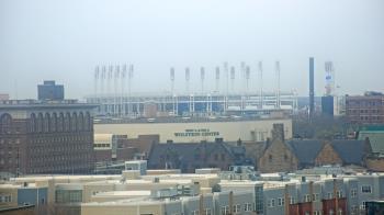 Weather camera view of WEWS-TV.